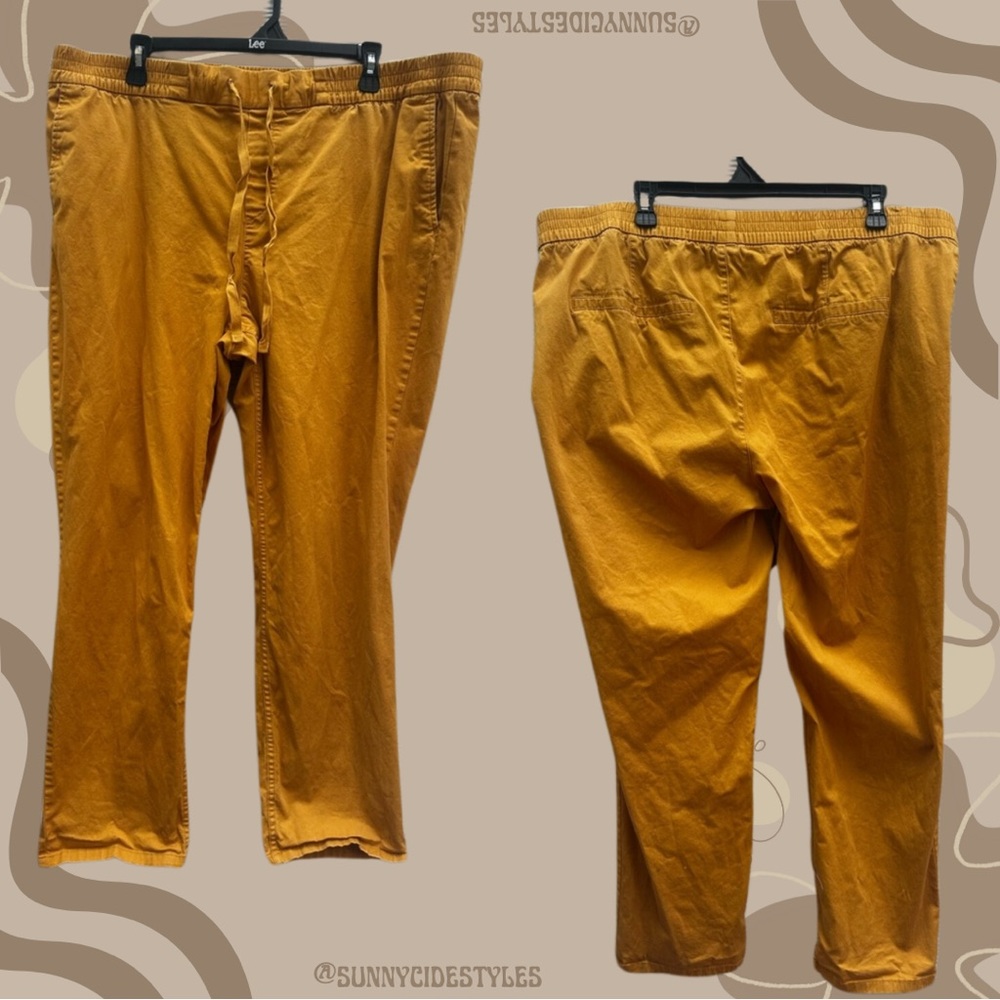 Mustard Wide Leg Pants